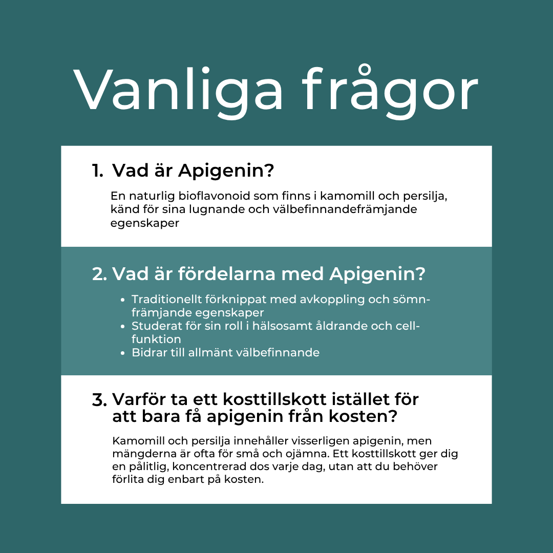 Apigenin FAQs