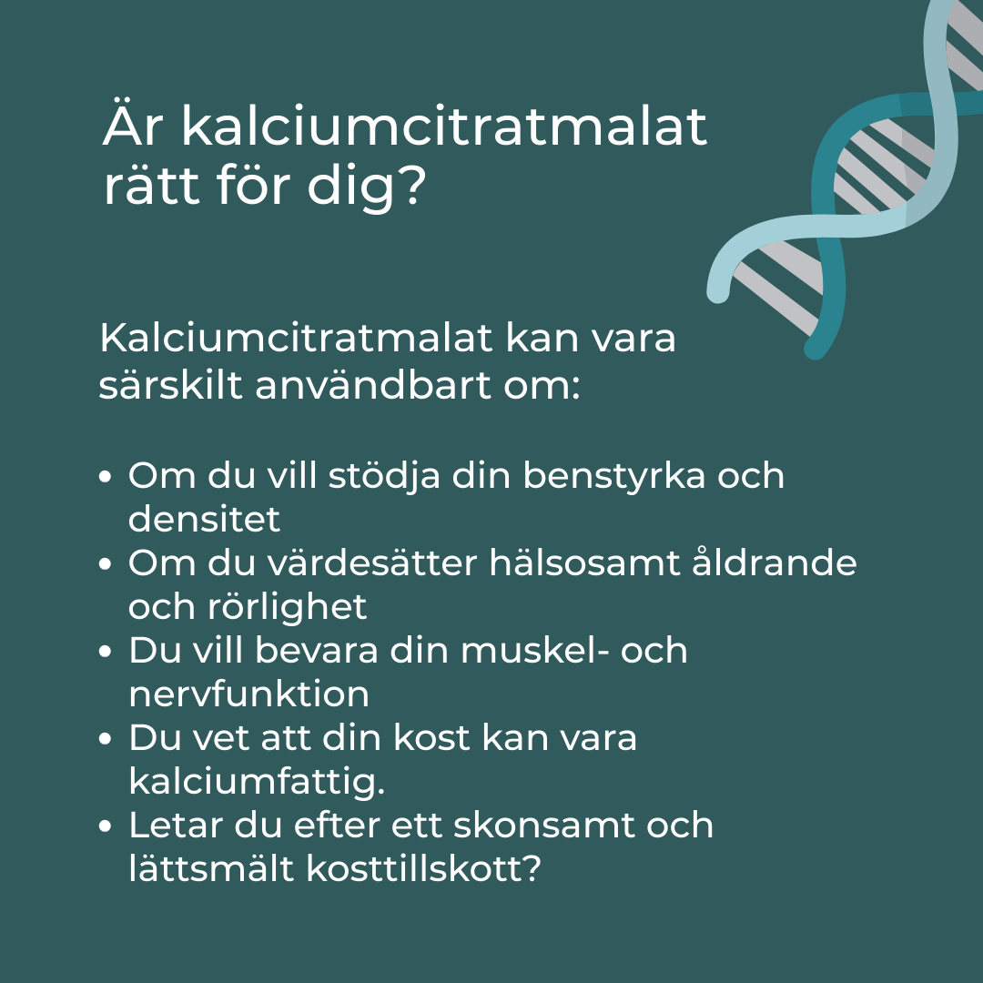 är Kalcium tillskott rätt för dig