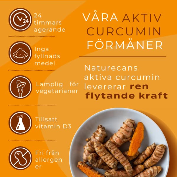 aktiv curcumin förmåner