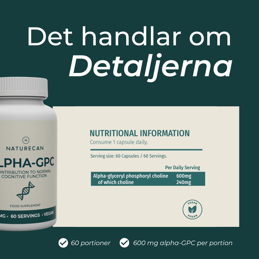 alpha gpc nutritional information