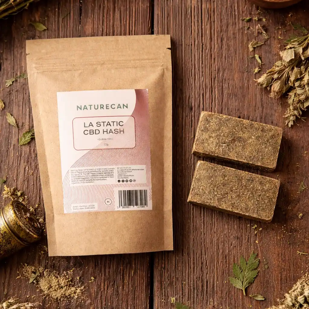 CBD Hash - LA Kush Cake Static