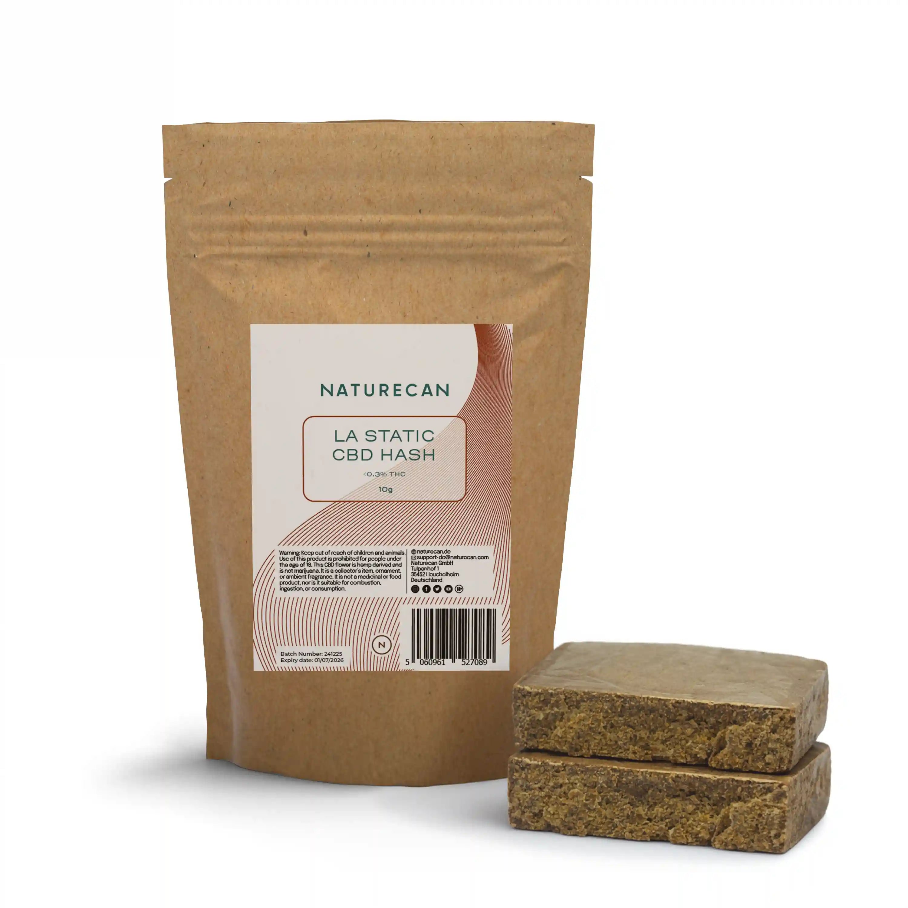 CBD Hash - LA Kush Cake Static