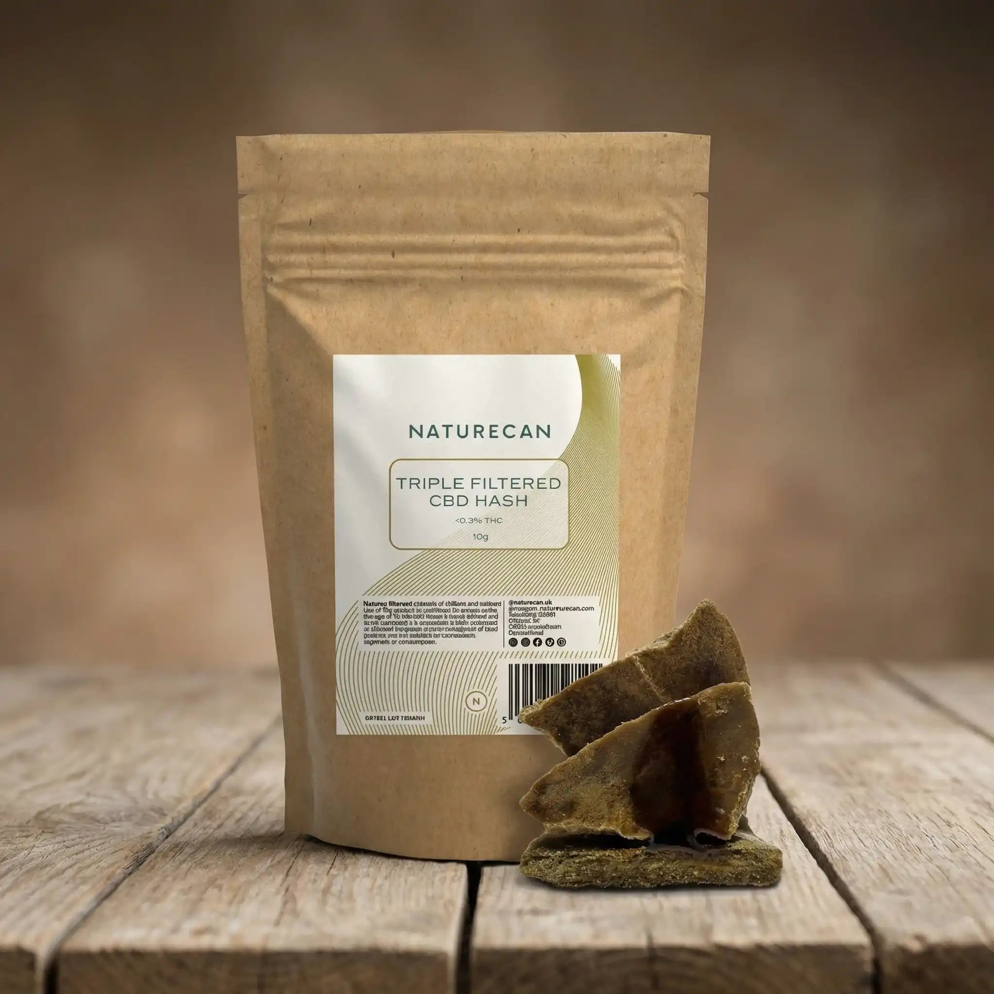 CBD Hash Trippelfiltrerat Naturecan