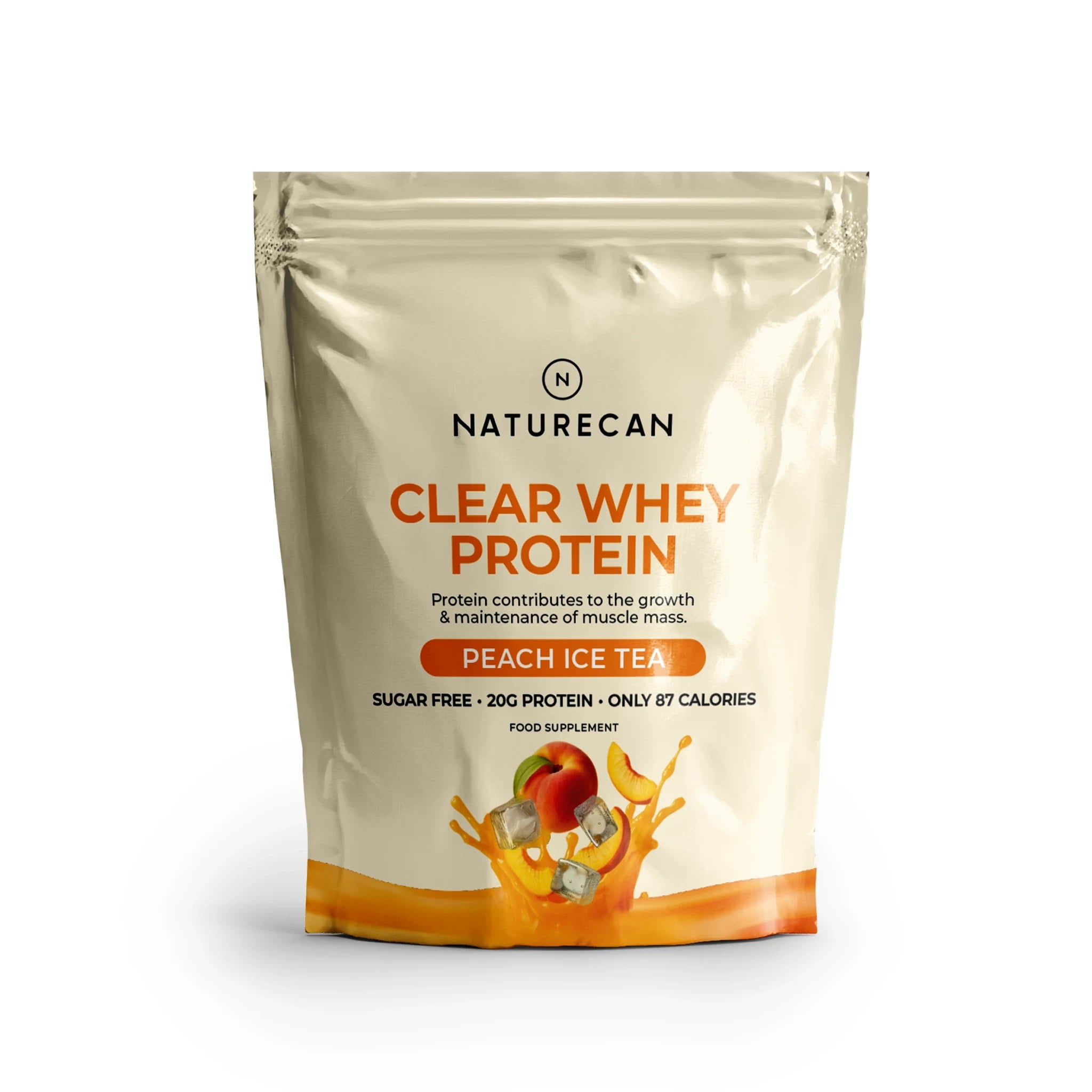 clear whey peach ice tea
