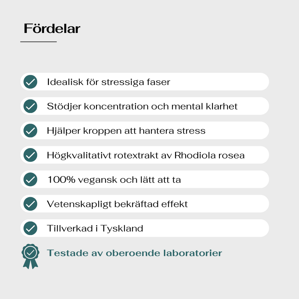 rhodiola rosea förmåner