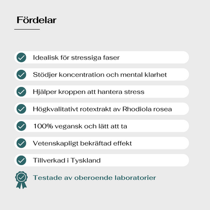rhodiola rosea förmåner