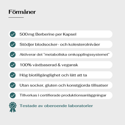 berberine förmåner