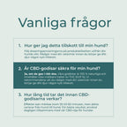Vanliga frågor om lugnande hundgodis