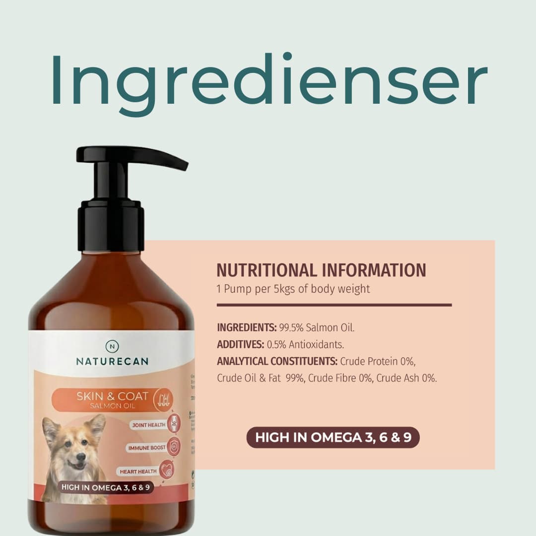 Laxolja för hundar ingredienser