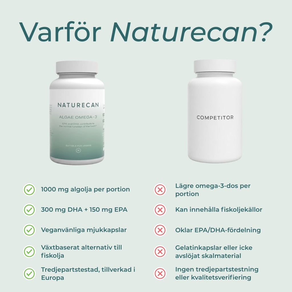 Naturecan vegansk omega 3