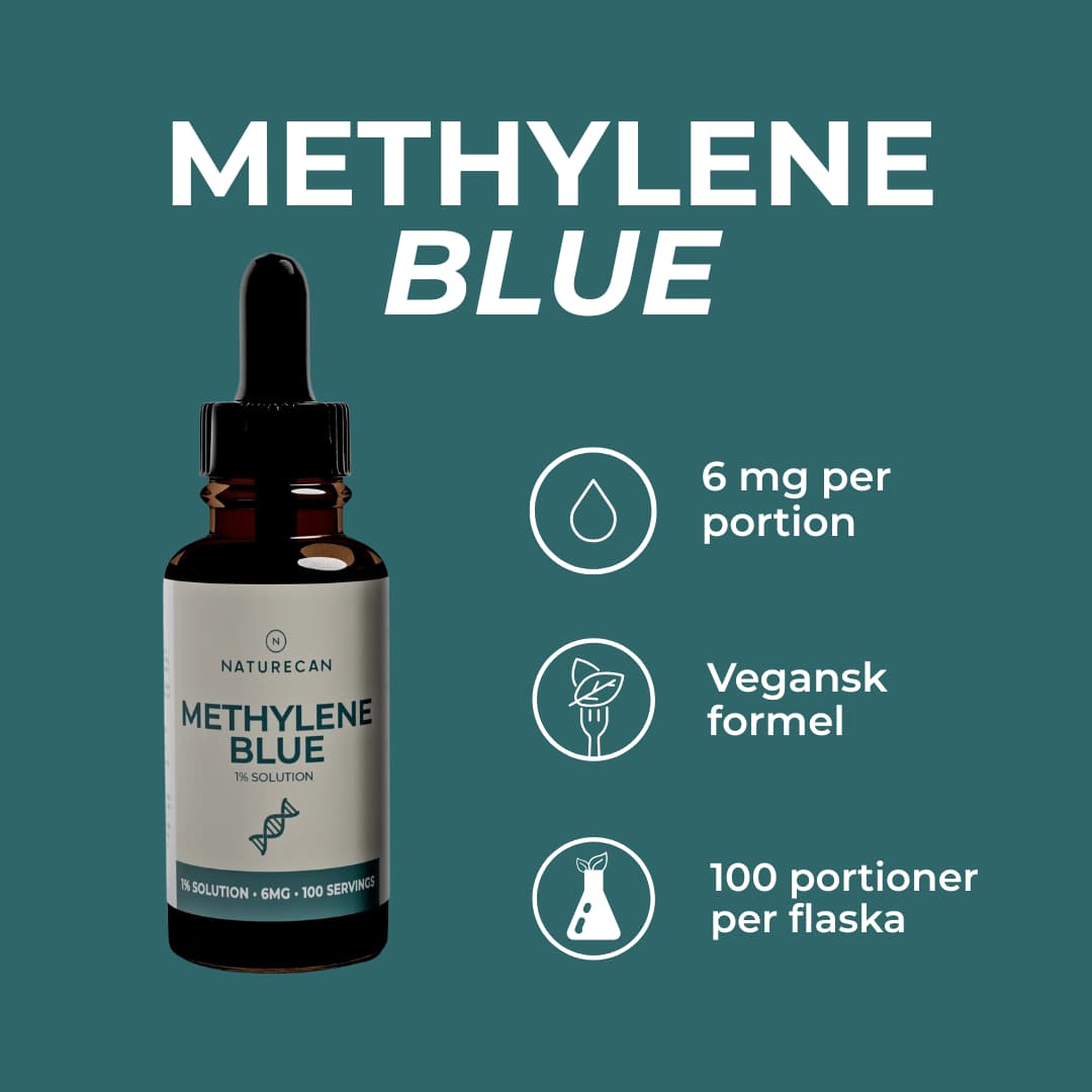 methylene blue förmåner