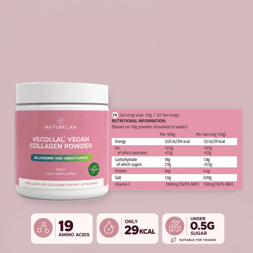 etikett vegan collagen