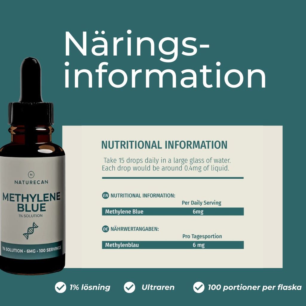 Näringsinformation methylene blue