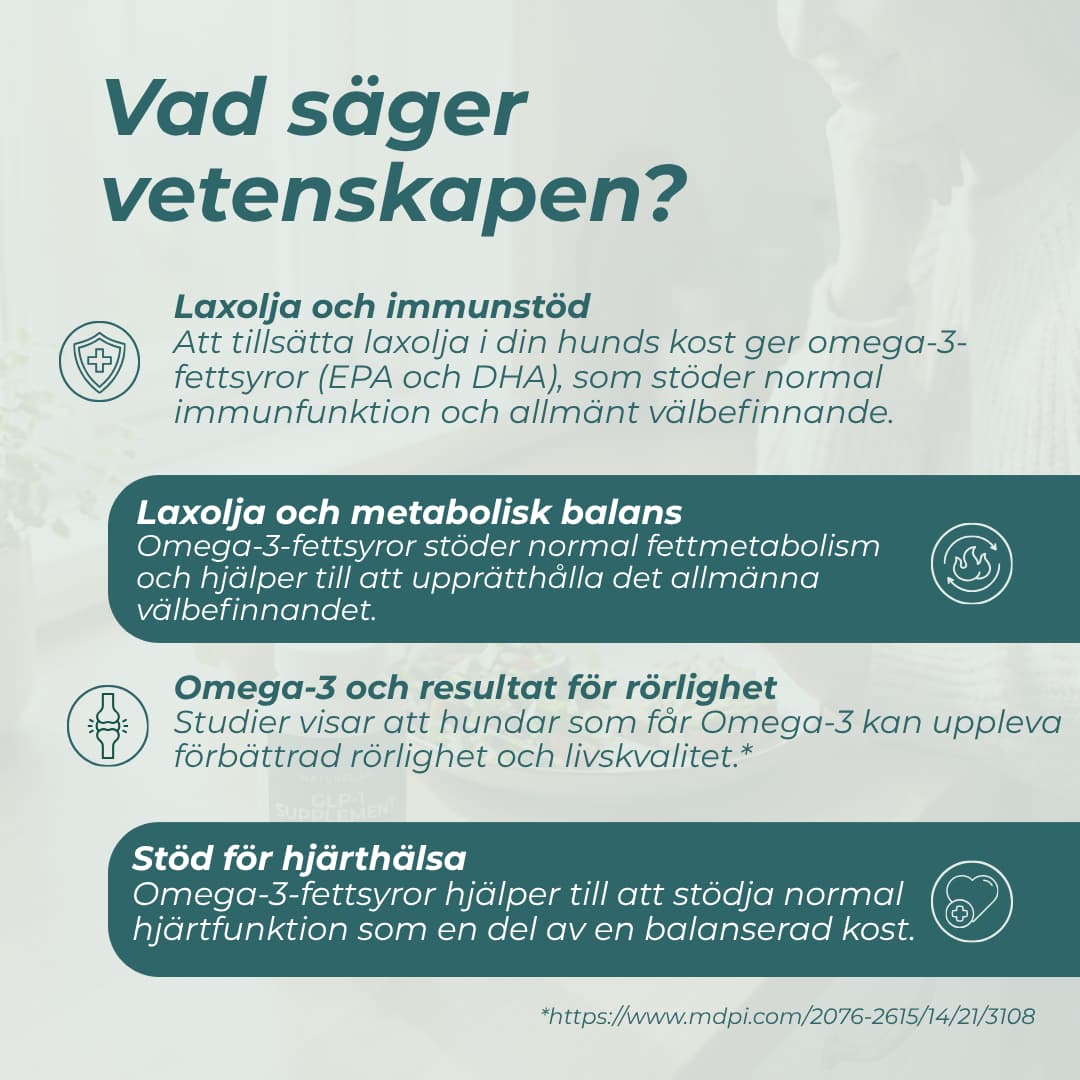 laxolja för hundar vetenskap