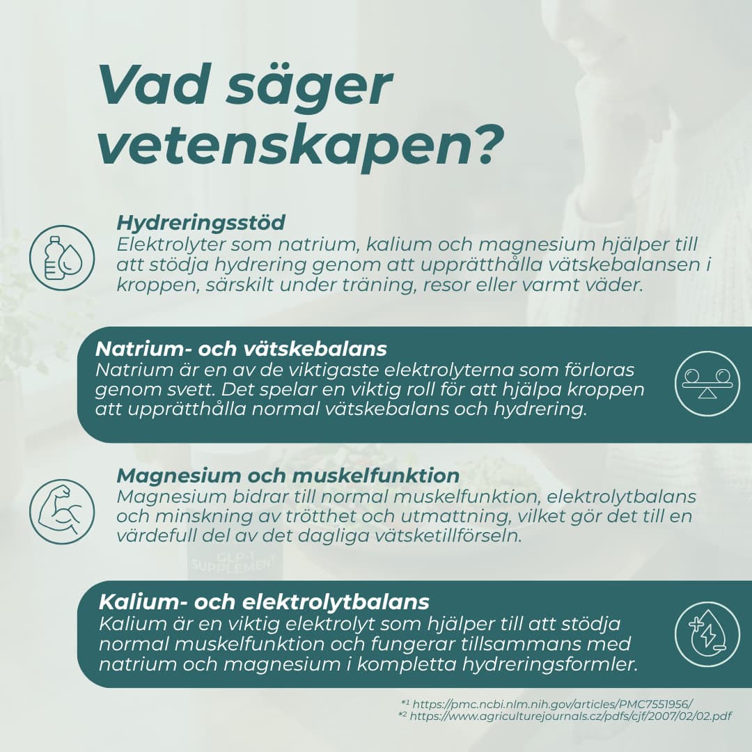 vad säger vetenskapen om elektrolyter
