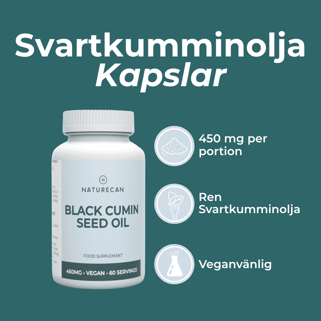Svartkumminolja kapslar