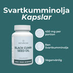 Svartkumminolja kapslar