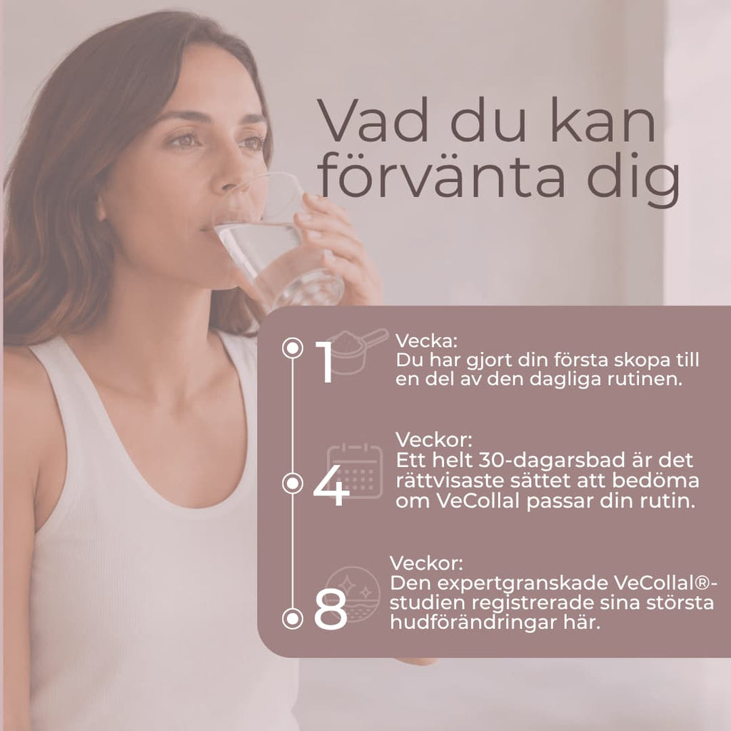 vad du kan förvänta dig med kollagen pulver 