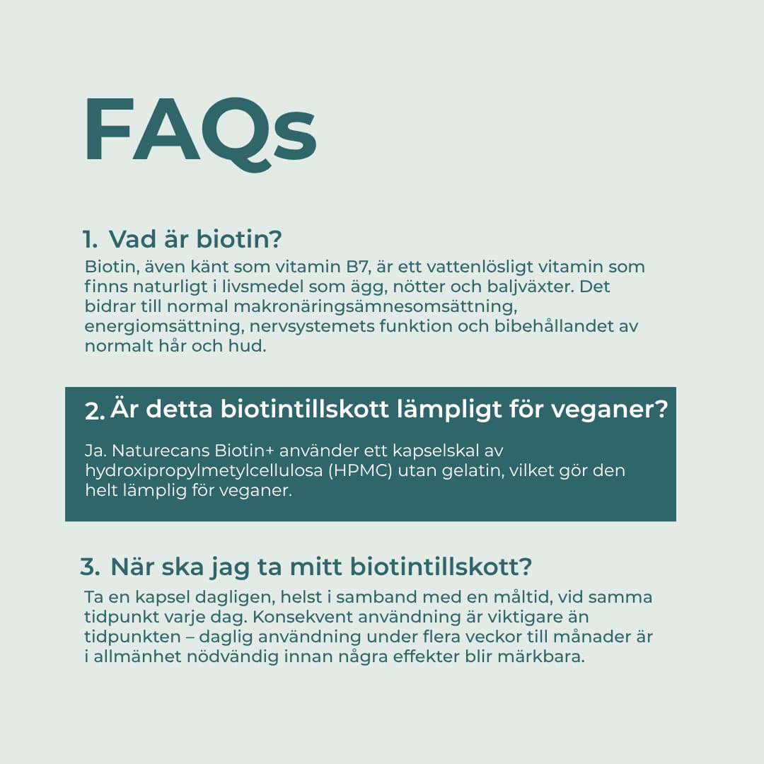 Biotin+ tabletter