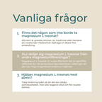 Frågor om magnesium l treonat