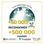 50000 recensioner och 500000 kunder