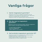 vanliga frågor om Magnesium Gummies