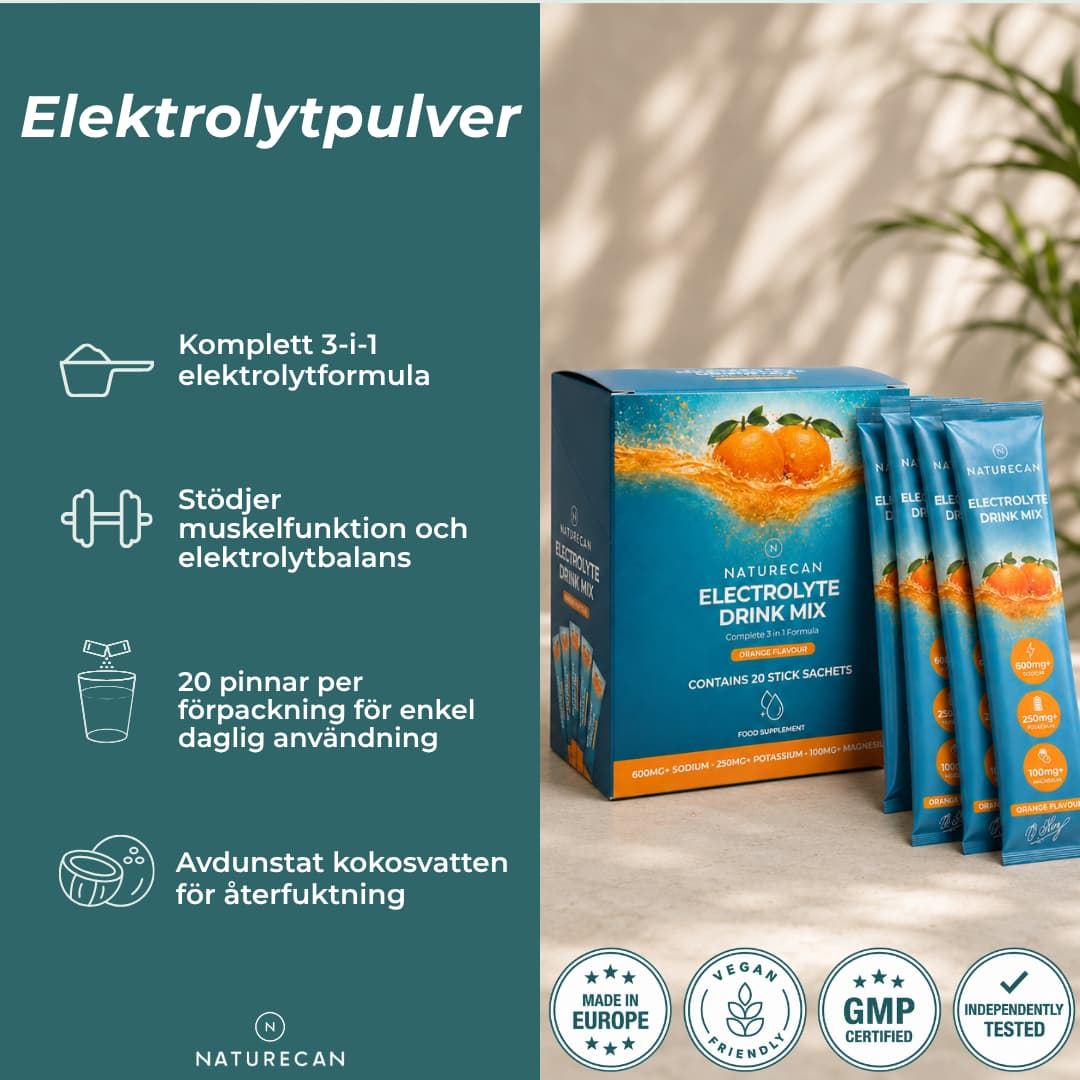 elektrolyter förmåner