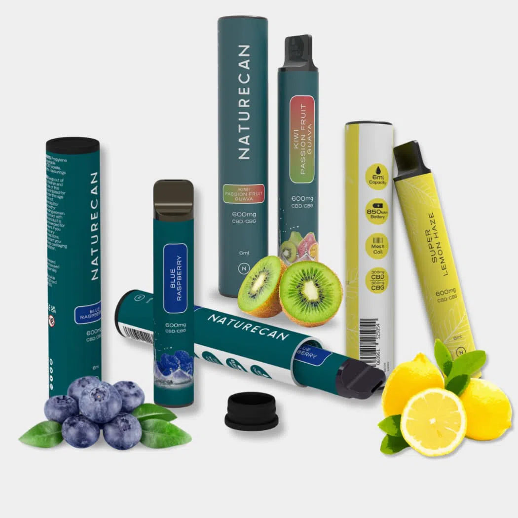 CBD & CBG engångs Vape paket - 3st