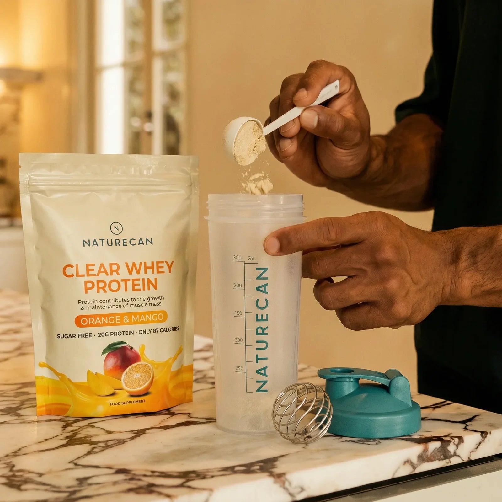 dosering av clear whey protein