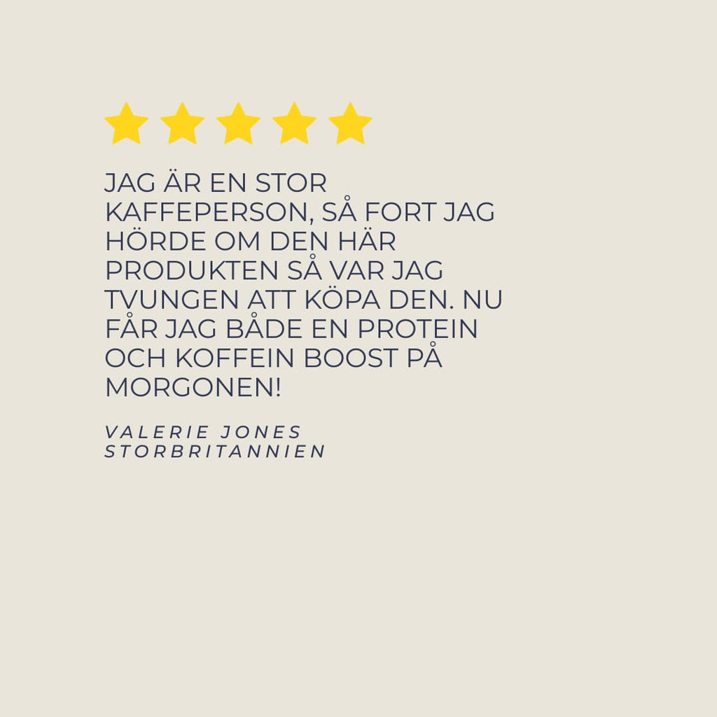protein kaffe recension