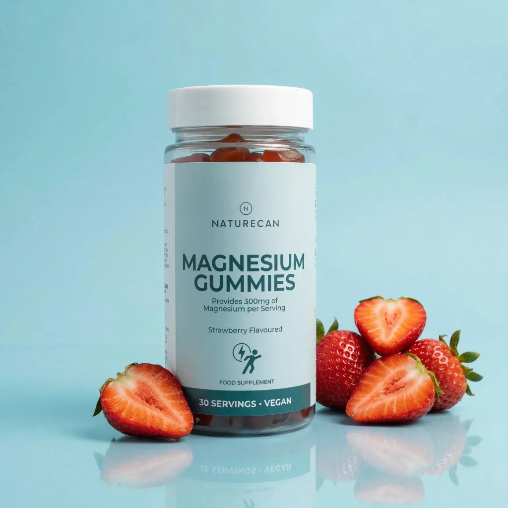 Magnesium Gummies med jordubbssmak