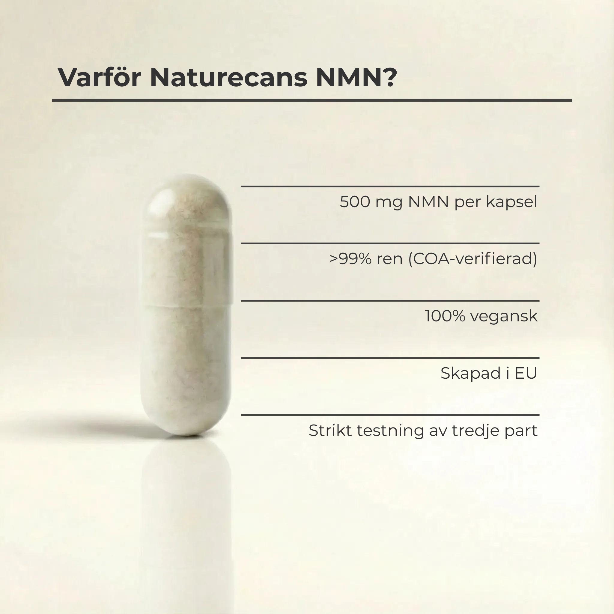 varför välja Naturecans NMN?