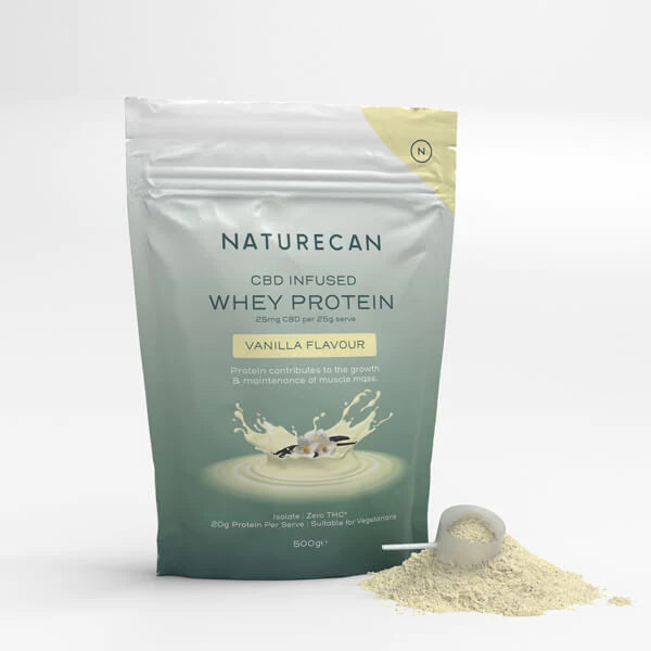 cbd whey protein vanilj